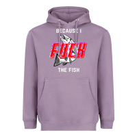 Lavender because i fuck the fish Heavyweight Hoodie - PixelWave