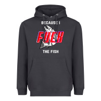 Smoke because i fuck the fish Heavyweight Hoodie - PixelWave