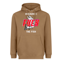 Toasted Coconut because i fuck the fish Heavyweight Hoodie - PixelWave