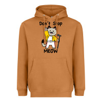 Meerkat Don´t Stop Meow Heavyweight Hoodie - PixelWave