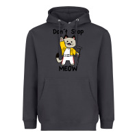 Smoke Don´t Stop Meow Heavyweight Hoodie - PixelWave