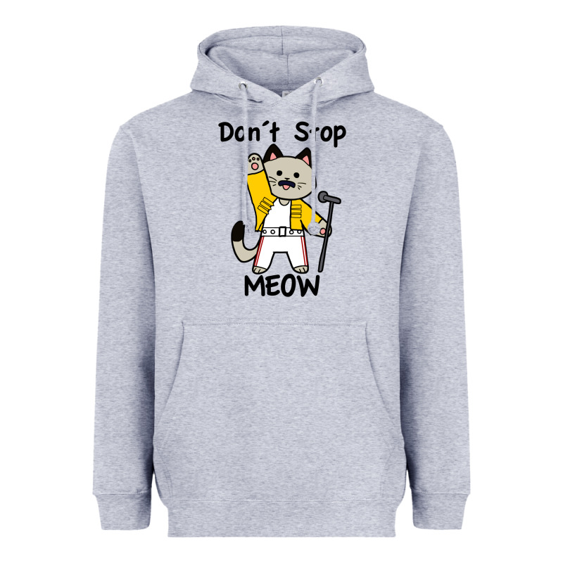 Don´t Stop Meow Heavyweight Hoodie by PixelWave | Teevron