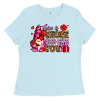 Baby Blue there is gnome one like you olivia Ladies Tee - OliviaCreatesArt