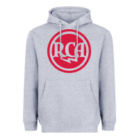 Heather Grey rca radio tubes Heavyweight Hoodie - PixelWave