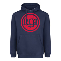 Navy rca radio tubes Heavyweight Hoodie - PixelWave