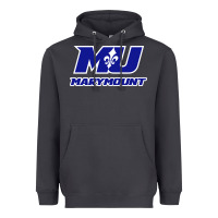 Smoke marymount university vectorized Heavyweight Hoodie - PixelWave