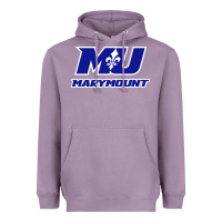 Lavender marymount university vectorized Heavyweight Hoodie - PixelWave