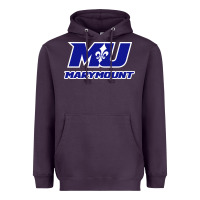 Plum marymount university vectorized Heavyweight Hoodie - PixelWave