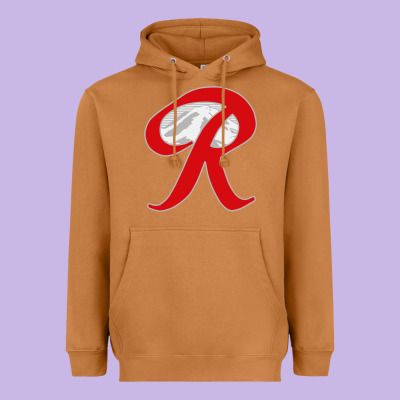 Men Rainier Beer Capital R Mountain Heavyweight Hoodie Designed By Pixelwave