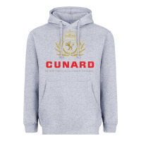 Heather Grey luxury cruises cunard Heavyweight Hoodie - PixelWave