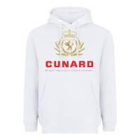 White luxury cruises cunard Heavyweight Hoodie - PixelWave