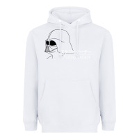 White studio vader   star Heavyweight Hoodie - PixelWave