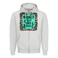Dove Grey whiskey bent hell bound Zipper Hoodie - AdoDesignShop