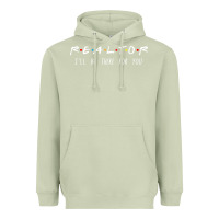 Matcha realtor i'll be there for you long sleeve Heavyweight Hoodie - PixelWave