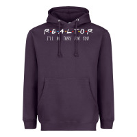 Plum realtor i'll be there for you long sleeve Heavyweight Hoodie - PixelWave