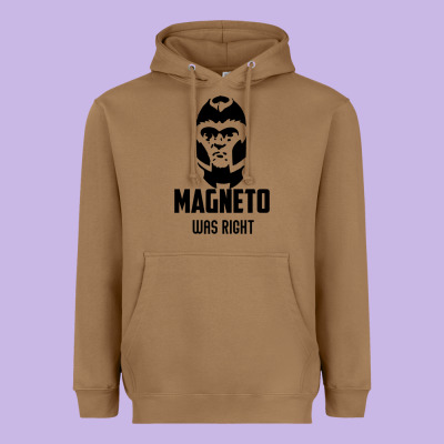 Magneto Was Right Heavyweight Hoodie Designed By Pixelwave
