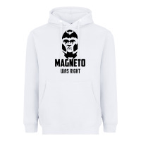 White magneto was right Heavyweight Hoodie - PixelWave