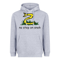 Heather Grey no step on snek,libertarian,tumblr,meme,funny,polotics,no step,on,snek Heavyweight Hoodie - PixelWave