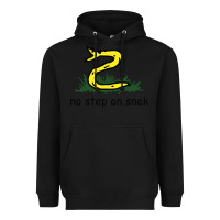 Black no step on snek,libertarian,tumblr,meme,funny,polotics,no step,on,snek Heavyweight Hoodie - PixelWave