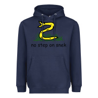 Navy no step on snek,libertarian,tumblr,meme,funny,polotics,no step,on,snek Heavyweight Hoodie - PixelWave