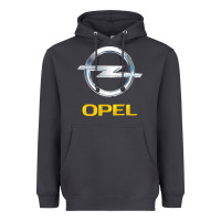 Smoke Opel Heavyweight Hoodie - PixelWave