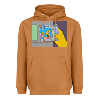 Meerkat The Simpsons Old Man Yells At Cloud Newspaper V1 Heavyweight Hoodie - PixelWave
