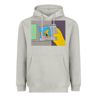 Moon Dust The Simpsons Old Man Yells At Cloud Newspaper V1 Heavyweight Hoodie - PixelWave