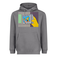 Storm The Simpsons Old Man Yells At Cloud Newspaper V1 Heavyweight Hoodie - PixelWave