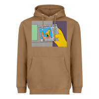 Toasted Coconut The Simpsons Old Man Yells At Cloud Newspaper V1 Heavyweight Hoodie - PixelWave