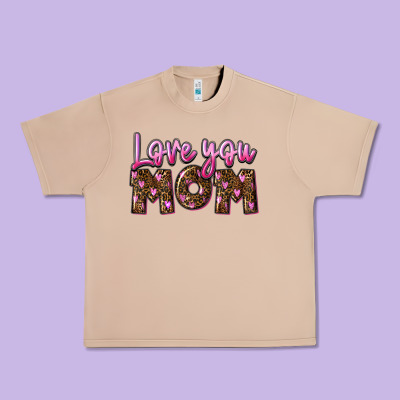 Love You Mom Urban Heavy Tee Designed By Fadigitalartstudio
