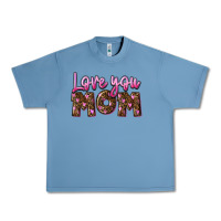 Pebble Blue love you mom Urban Heavy Tee - FaDigitalArtStudio
