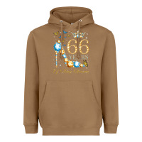 Toasted Coconut 66th birthday 66 years of being awesome 66 years old woman Heavyweight Hoodie - PixelWave