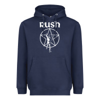 Navy Rush Explosion Heavyweight Hoodie - PixelWave