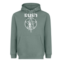 Sage Rush Explosion Heavyweight Hoodie - PixelWave