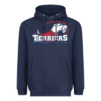 Navy st. francis terriers(SFC), brooklyn Heavyweight Hoodie - PixelWave