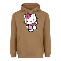 Toasted Coconut kitty Heavyweight Hoodie - PixelWave