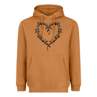 Meerkat bichota heart for women,cute music t shirt Heavyweight Hoodie - PixelWave