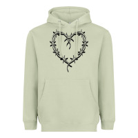 Matcha bichota heart for women,cute music t shirt Heavyweight Hoodie - PixelWave