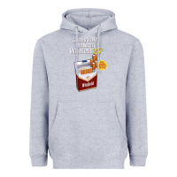 Heather Grey Anyhow Have A Winfield 25s Classic Heavyweight Hoodie - PixelWave
