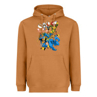Meerkat group pic x men Heavyweight Hoodie - PixelWave