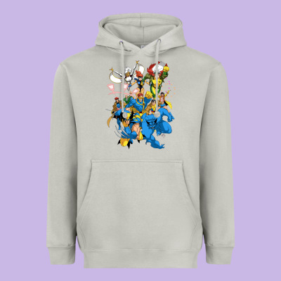 Group Pic X Men Heavyweight Hoodie Designed By Pixelwave