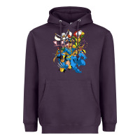 Plum group pic x men Heavyweight Hoodie - PixelWave