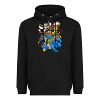 Black group pic x men Heavyweight Hoodie - PixelWave