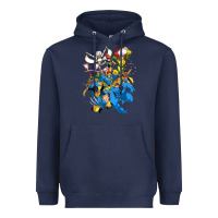 Navy group pic x men Heavyweight Hoodie - PixelWave