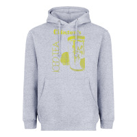 Heather Grey Clintons Iced Tea Heavyweight Hoodie - PixelWave