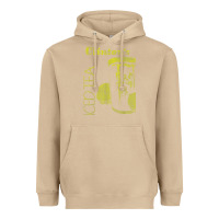 Mushroom Clintons Iced Tea Heavyweight Hoodie - PixelWave