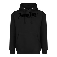 Black resto, round table pizza new Heavyweight Hoodie - PixelWave