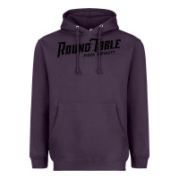 Plum resto, round table pizza new Heavyweight Hoodie - PixelWave