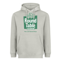 Moon Dust round table pizza Heavyweight Hoodie - PixelWave