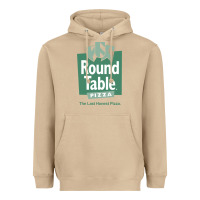 Mushroom round table pizza Heavyweight Hoodie - PixelWave